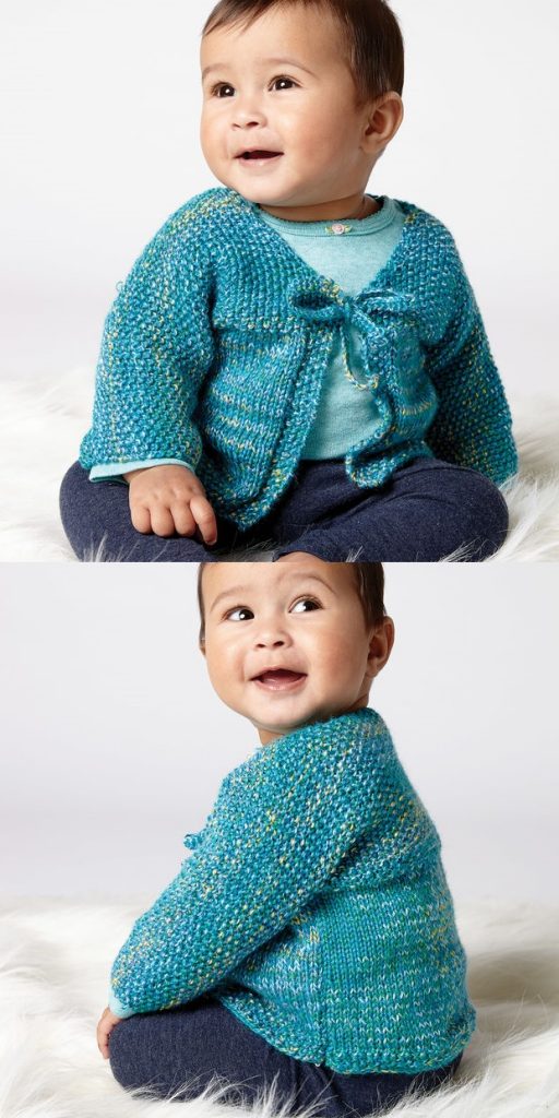 Cardigan free knitting patterns for baby boy sweater