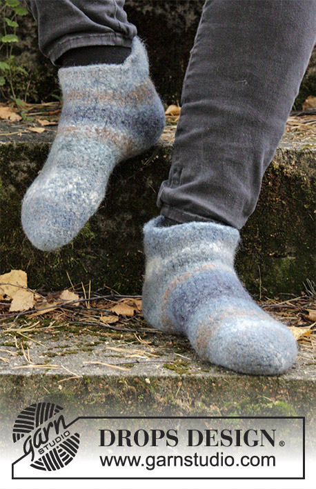 Free Knitting Patterns for Eiger Slippers for Men and Women