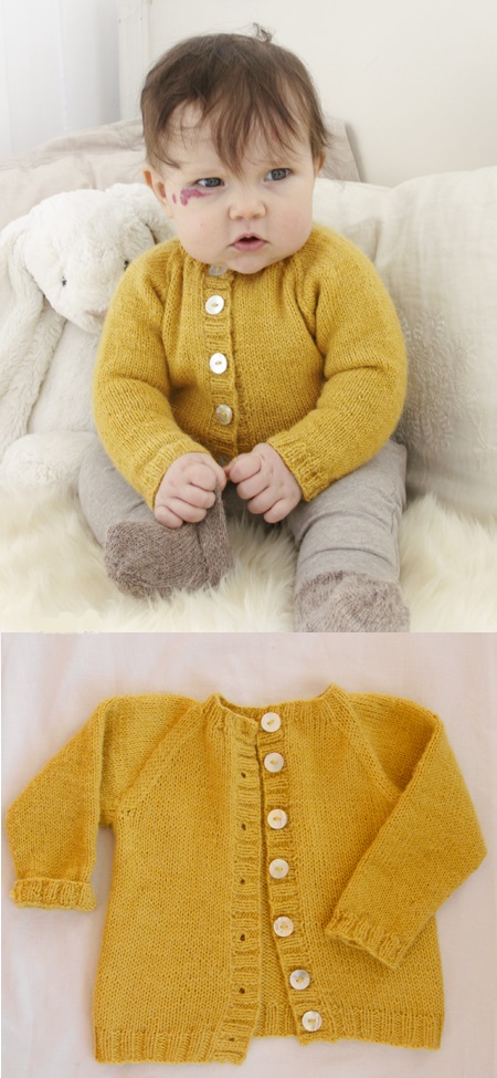 Free Knitting Pattern For Baby Cardigans