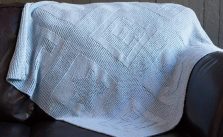 Free Knitting Pattern for an ABC Baby Blanket
