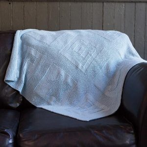 Free Knitting Pattern for an ABC Baby Blanket