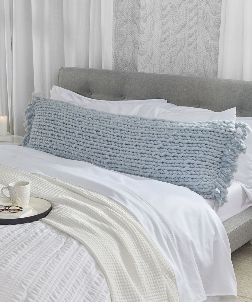 Free Knitting Pattern for a Good Night’s Sleep Body Pillow