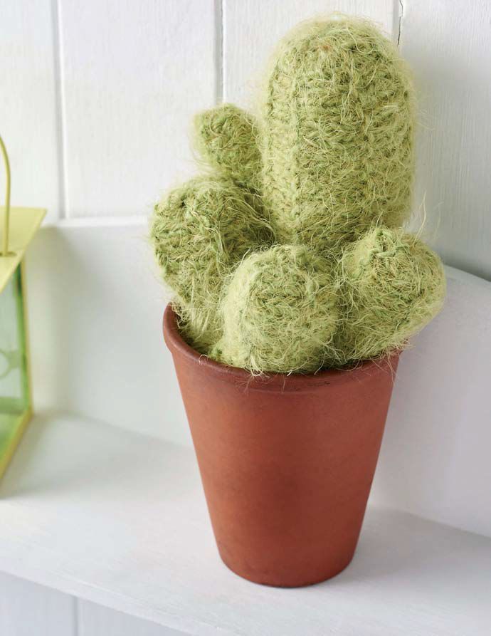 Free Knitting Pattern for a Cactus