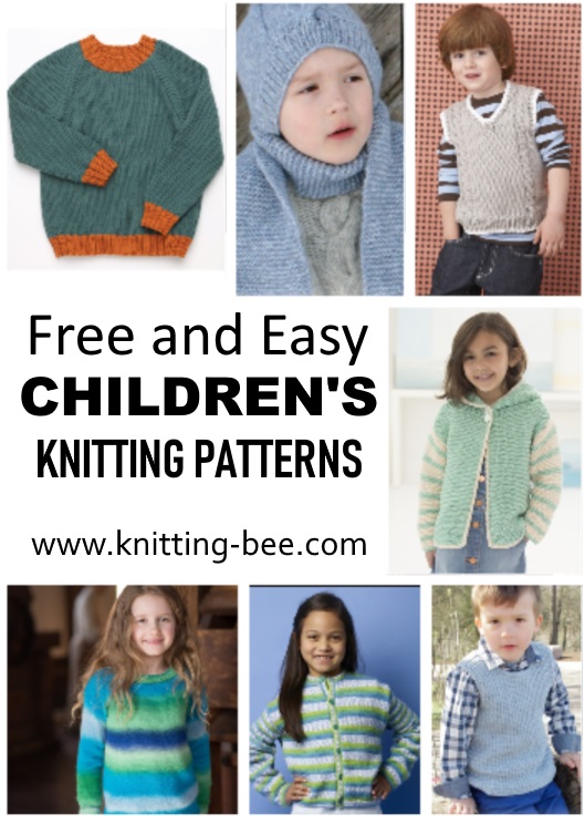 Easy Children's Knitting Patterns Free ⋆ Knitting Bee