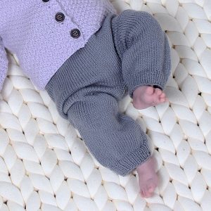 Free Knitting Pattern for Baby Trousers