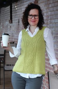 Free Knitting Pattern for Carnivore Twist Stitch Top