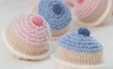 Free Knitting Pattern for Cupcakes