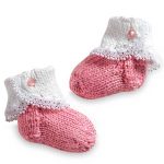 Free Knitting Pattern for Fancy Baby Socks