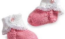 Free Knitting Pattern for Fancy Baby Socks