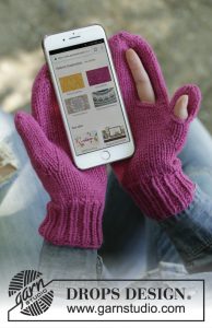 Free Knitting Pattern for Keep in Touch Mittens