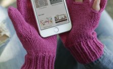 Free Knitting Pattern for Keep in Touch Mittens