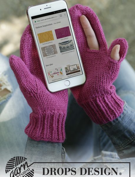Free Knitting Pattern for Keep in Touch Mittens
