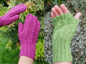 Free Knitting Pattern for Kinross Mittens