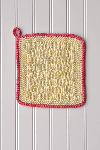 Free Knitting Pattern for Lace Sampler Dishcloths