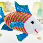 Free Knitting Pattern for Steve the Fish Toy