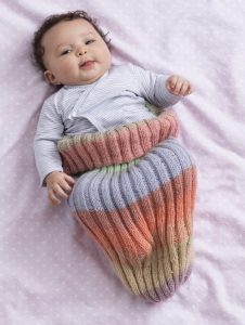 Free Knitting Pattern for a Baby Cozie