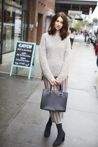 Free Knitting Pattern for a Cable Casey Sweater