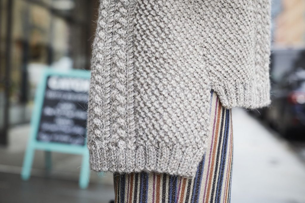 Free Knitting Pattern for a Cable Casey Sweater