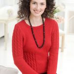 Free Knitting Pattern for a Chic Cable Sweater