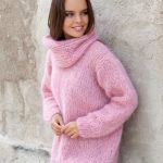 Free Knitting Pattern for a Chunky Oversized Turtleneck Sweater