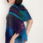 Free Knitting Pattern for a Colourful Lace Shawl