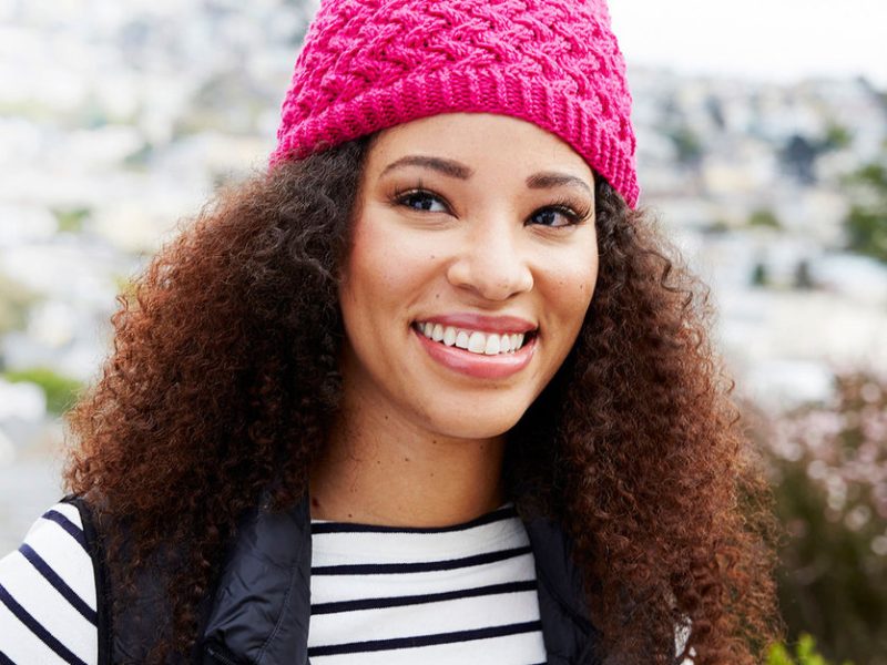Free Knitting Pattern for a Curvaceously Chic Hat
