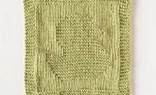 Free Knitting Pattern for a Duck Baby Cloth