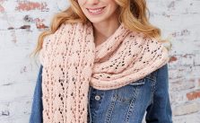 Free Knitting Pattern for a First-Timer Knit Lace Scarf