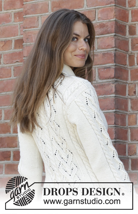 Free Knitting Pattern for a Fitted Lace Jacket