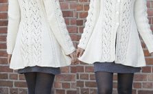 Free Knitting Pattern for a Fitted Lace Jacket