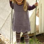 Free Knitting Pattern for a Girl's Dress Bluebelle