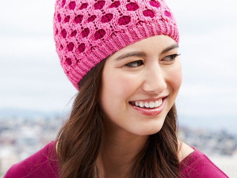 Free Knitting Pattern for a Capriciously Chic Hat