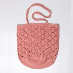 Free Knitting Pattern for a Lace Sunrise Beach Bag