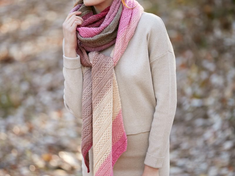 Free Knitting Pattern for a Ladies Scarf
