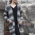 Free Knitting Pattern for a Long Cardigan for Women