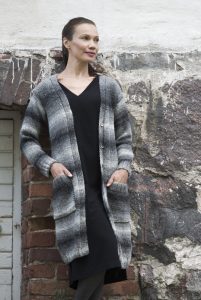 Free Knitting Pattern for a Long Cardigan for Women