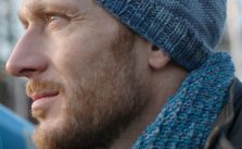 Free Knitting Pattern for a Men’s Hat and Infinity Scarf