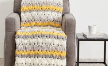 Free Knitting Pattern for a Patchwork Blanket