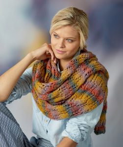 Free Knitting Pattern for a Rendezvous Knit Lace Shawl