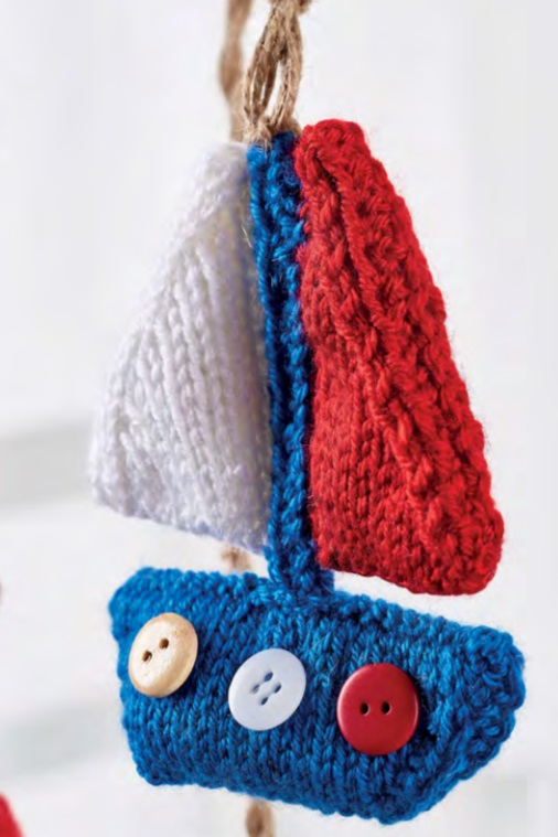 Free Knitting Pattern for a Sail Boat