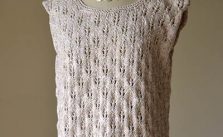 Free Knitting Pattern for a Sand Dollar Tank
