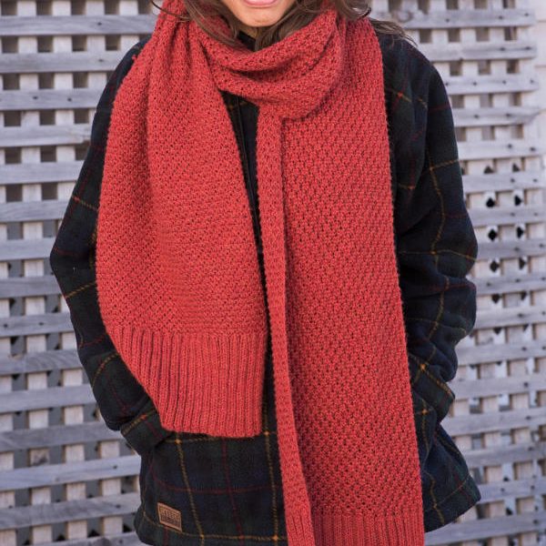 Free Knitting Pattern for a Scarf Quinn