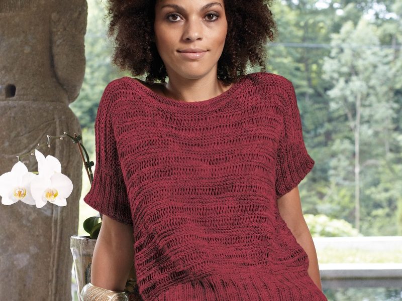 Free Knitting Pattern for a Simple Easy Top