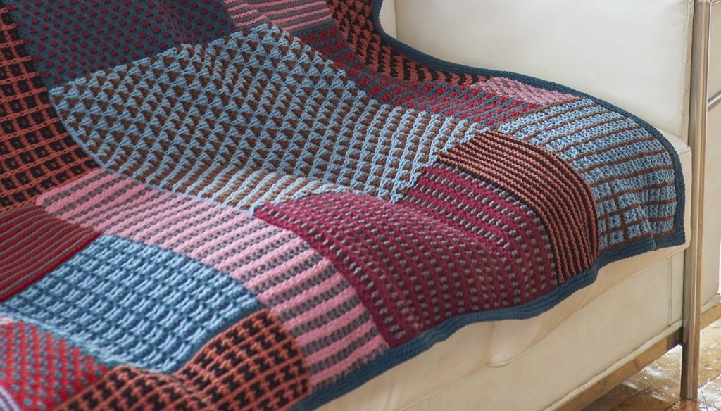 Free Knitting Pattern for a Slip Stitch Afghan