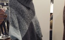 Free Knitting Pattern for a Tri-Colored Poncho