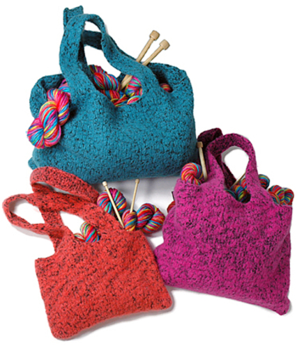 Free Knitting Pattern for a Vibe Tote Bag