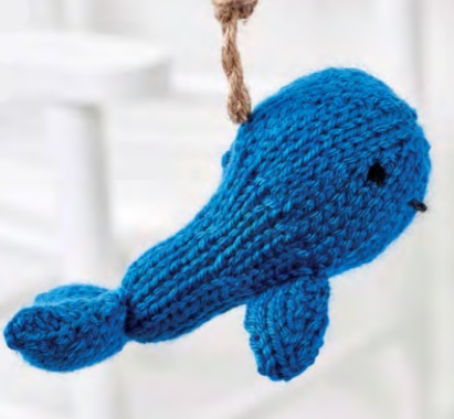 Free Knitting Pattern for a Whale