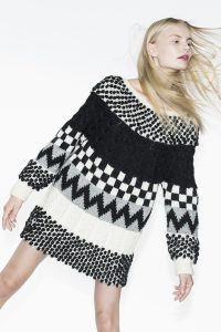Free Knitting Pattern for a Womans Fair Isle Pullover