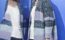 Free Knitting Pattern for a Woman’s Moss Stitch Cardigan