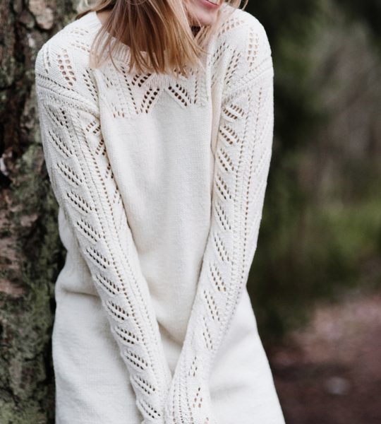 Free Knitting Pattern for a Women’s Lace Tunic
